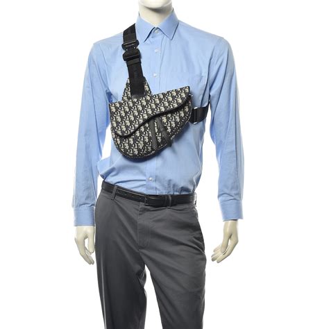 dior saddle pouch men|christian dior oblique saddle bag.